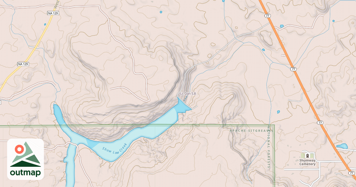 Map of Lt. Dan