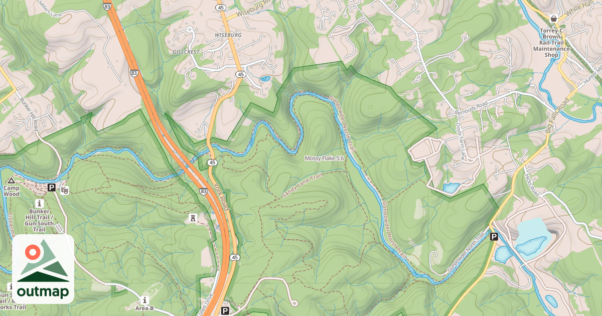 Map of Mossy Flake