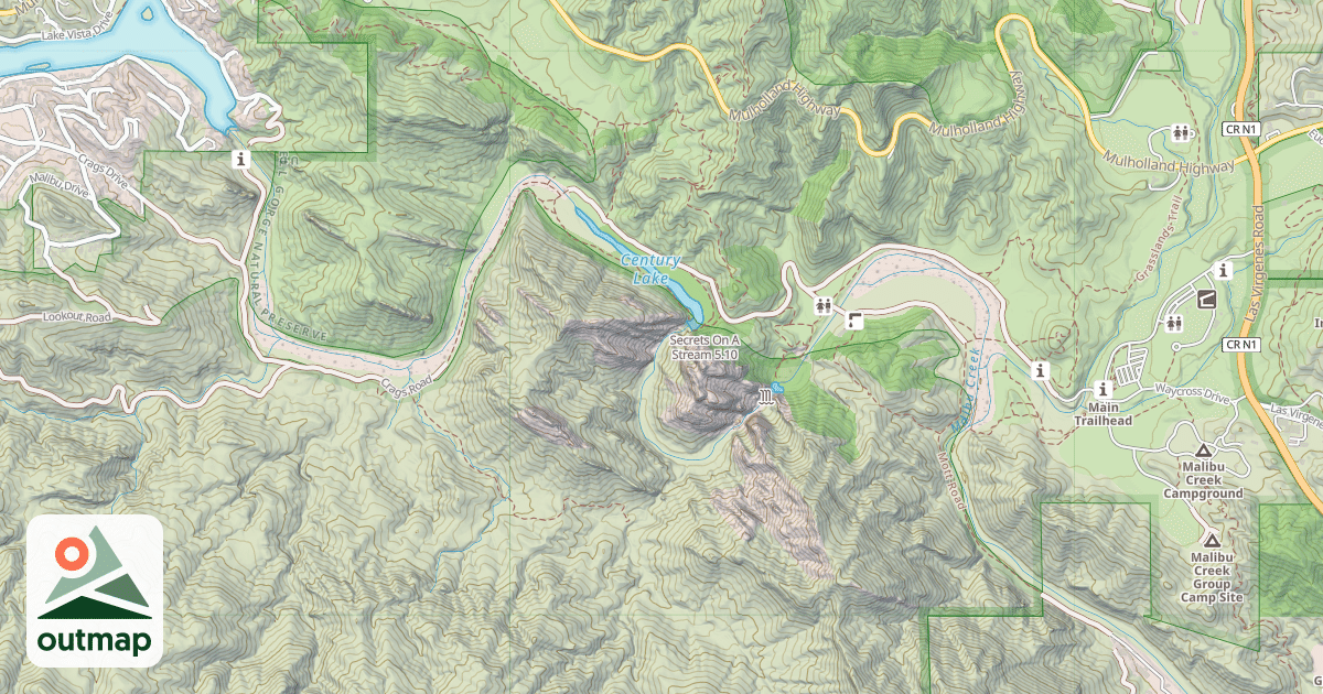 Map of Secrets On A Stream