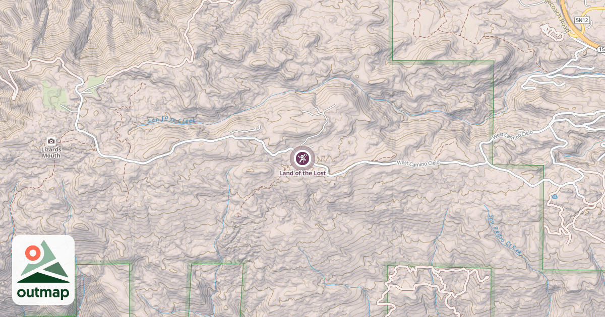Map of Land of the Lost