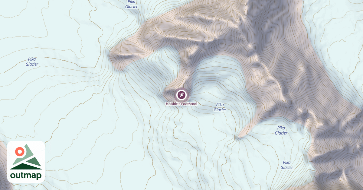 Map of Hobbit's Footstool