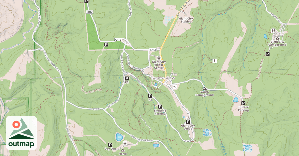 Map of Even When Wet