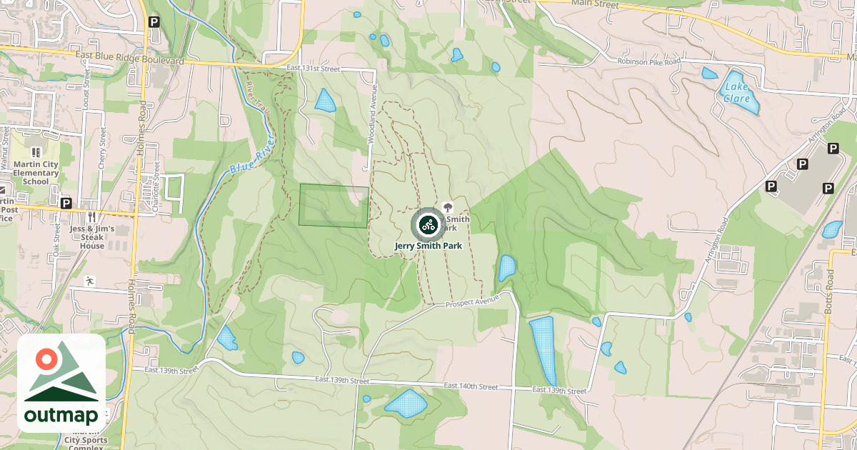 Map of Jerry Smith Park