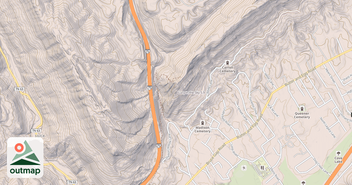 Map of Lucy in the Sky