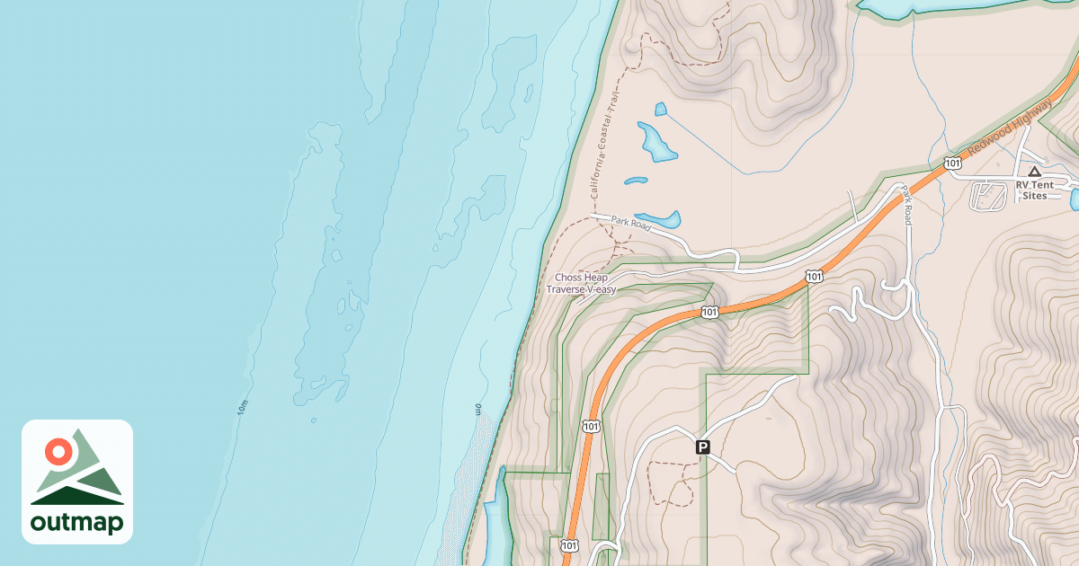 Map of Choss Heap Traverse