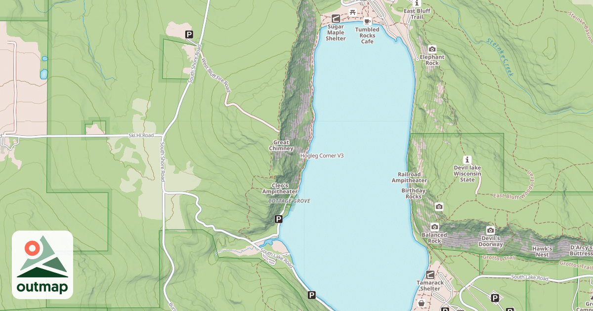 Map of Hogleg Corner