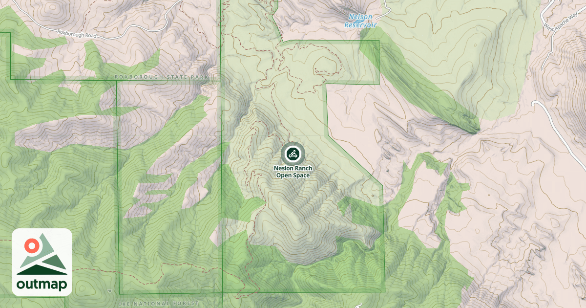 Map of Neslon Ranch Open Space