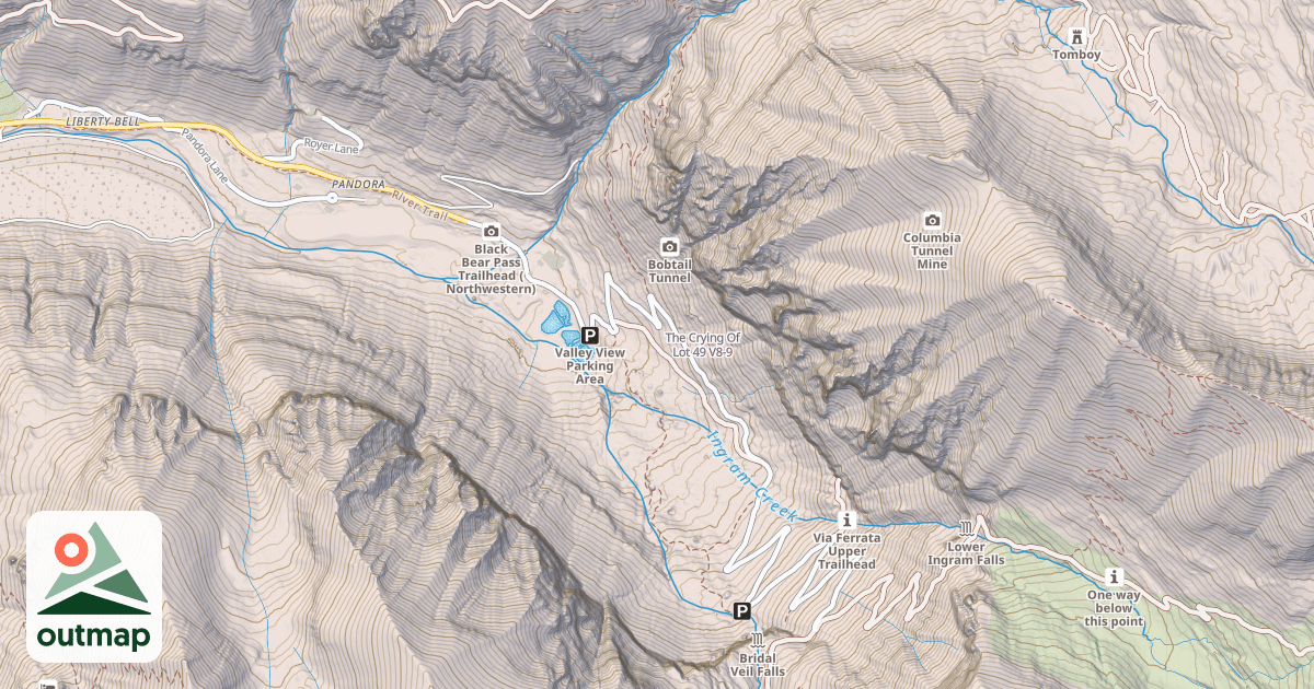 Map of The Crying Of Lot 49