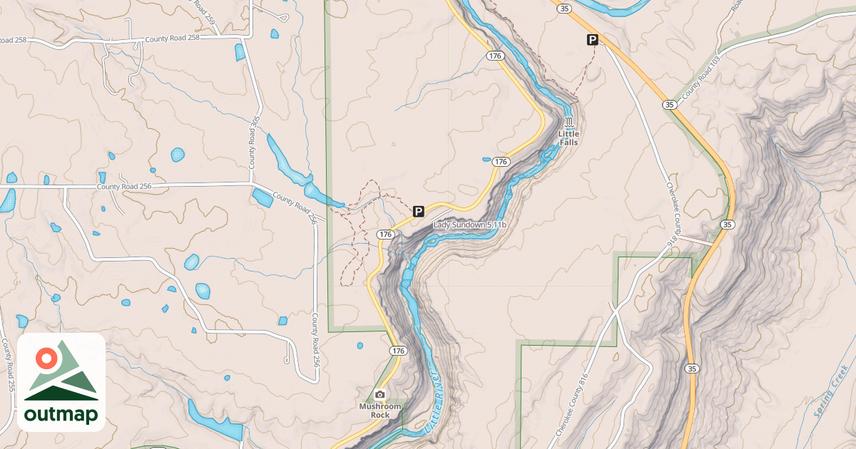 Map of Lady Sundown