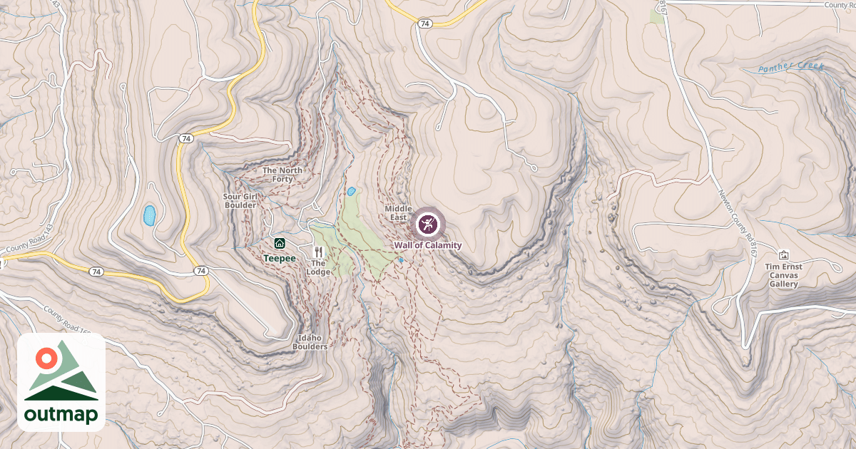 Map of Wall of Calamity