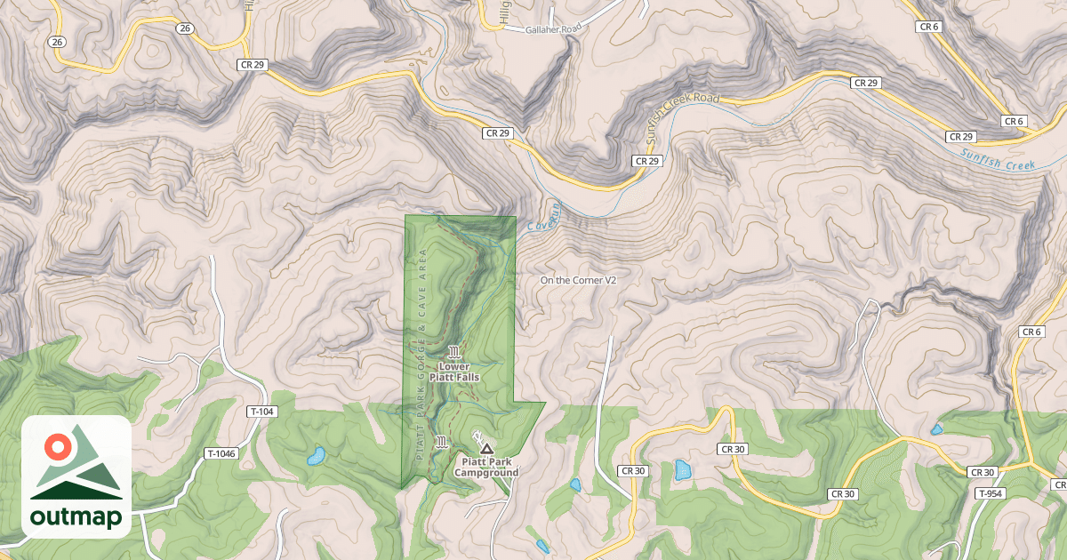 Map of On the Corner