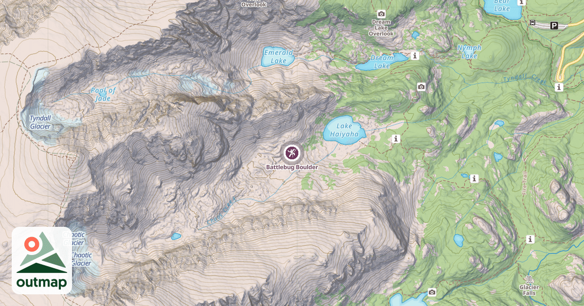 Map of Battlebug Boulder