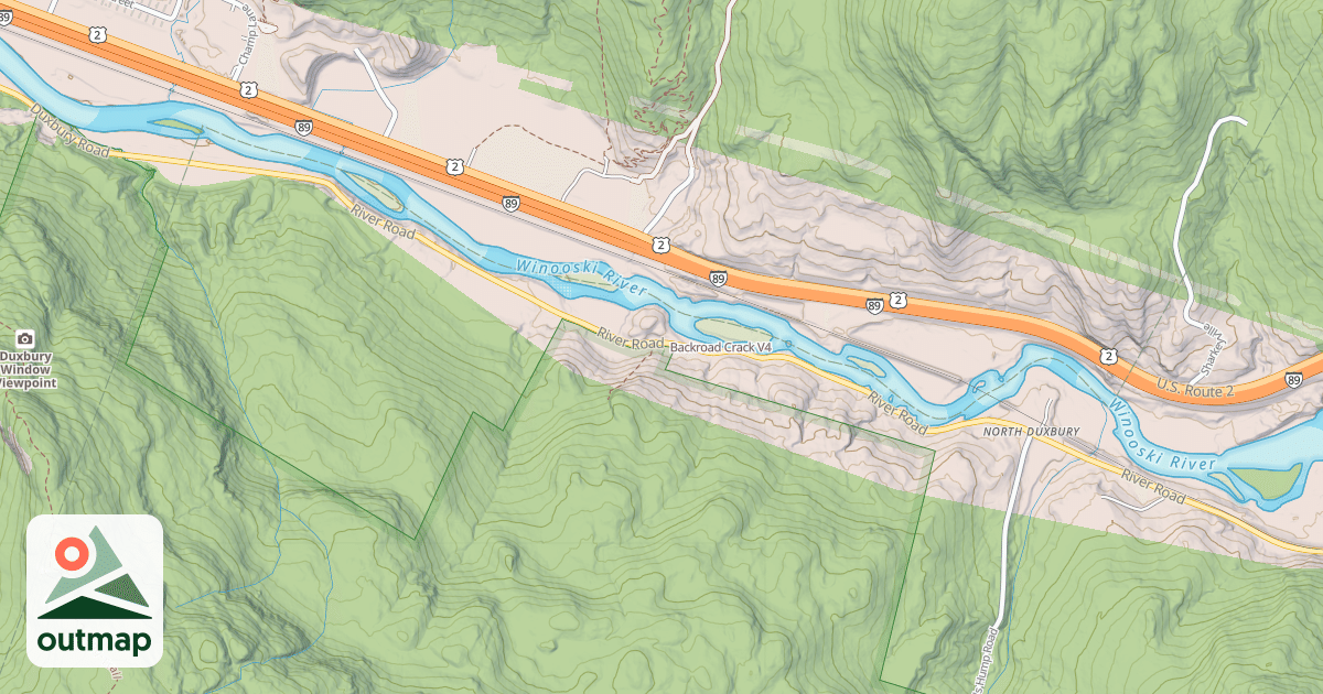 Map of Backroad Crack