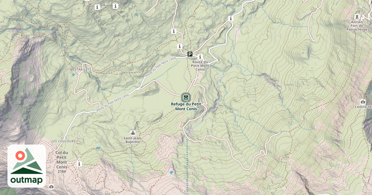 Map of Refuge du Petit Mont Cenis
