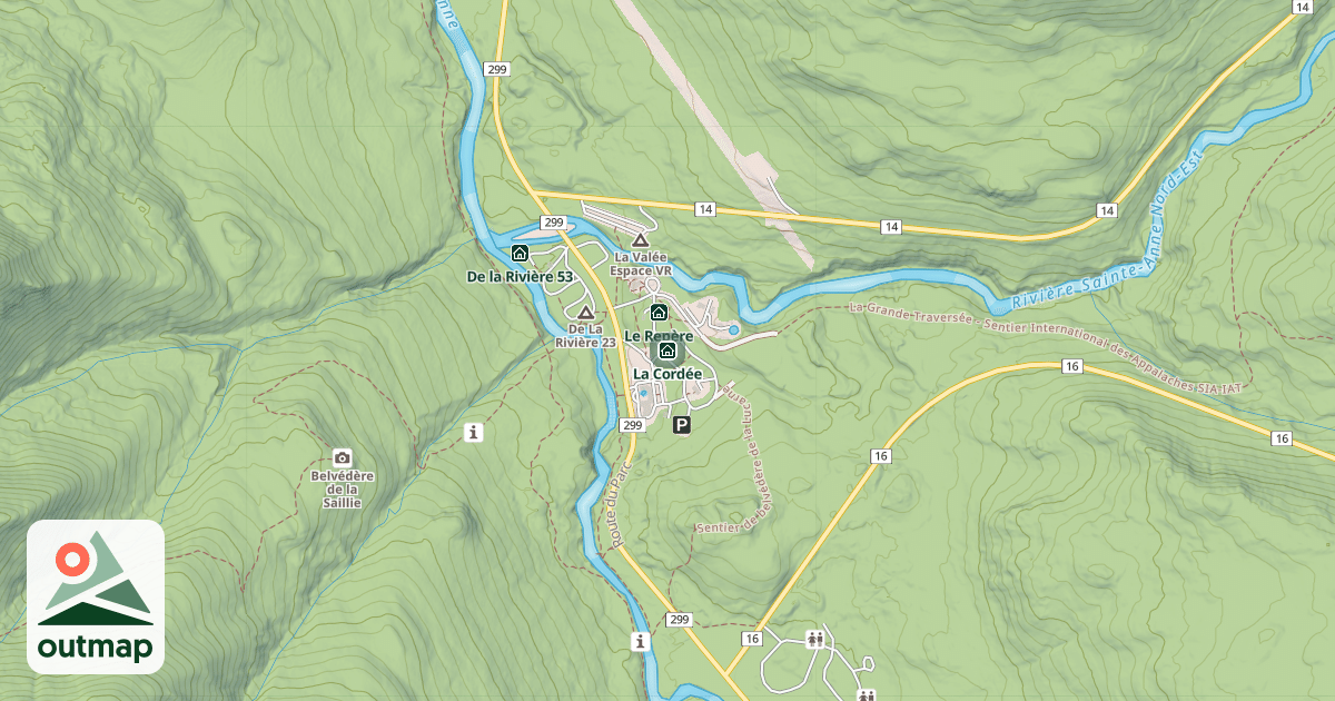 Map of La Cordée