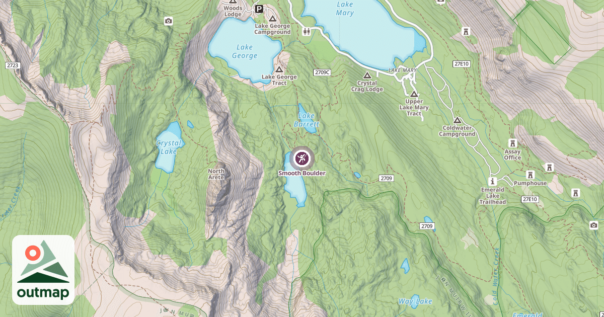 Map of Smooth Boulder