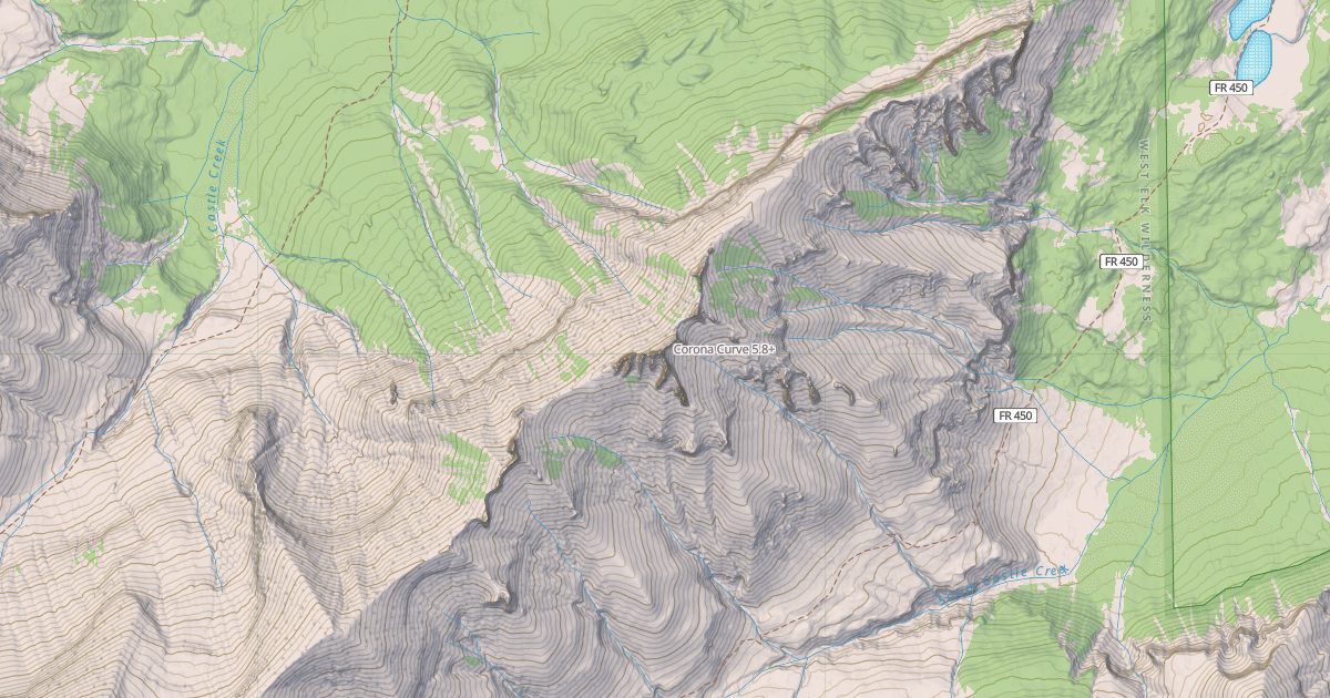 Map preview of Corona Curve