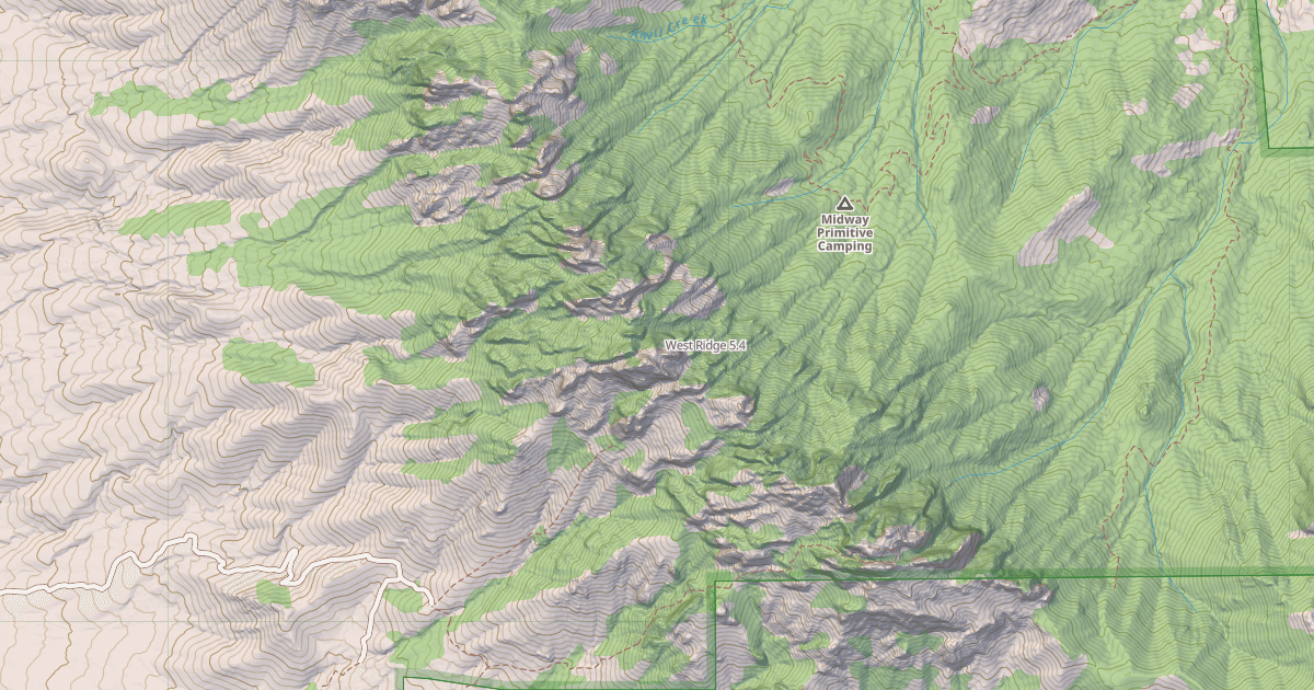 Map preview of West Ridge