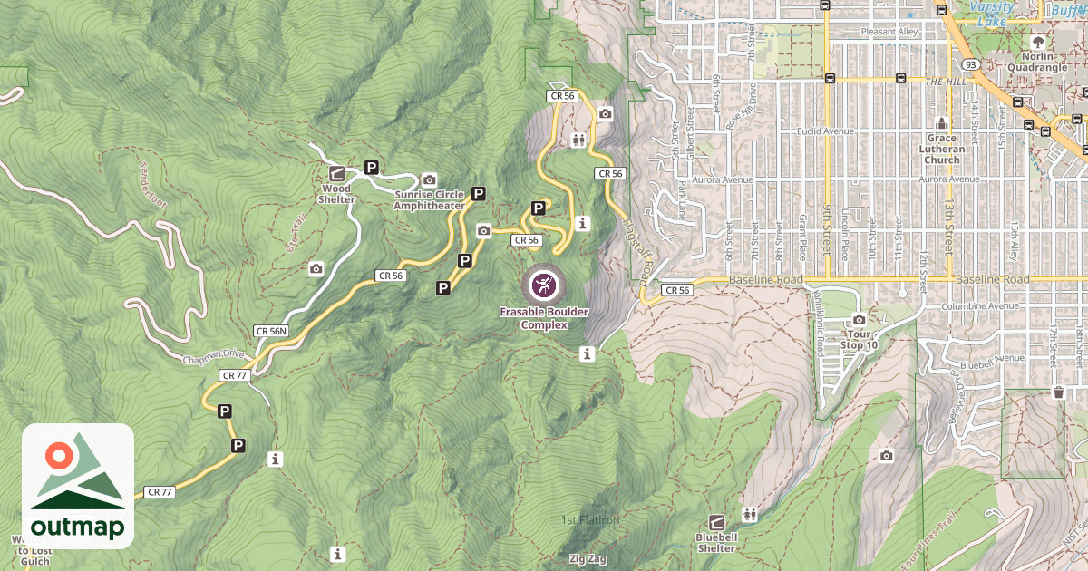 Map of Erasable Boulder Complex