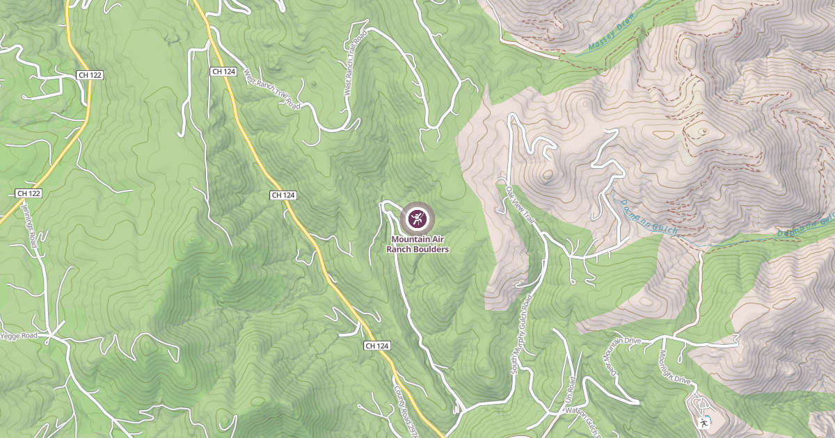 Map preview of Mountain Air Ranch Boulders