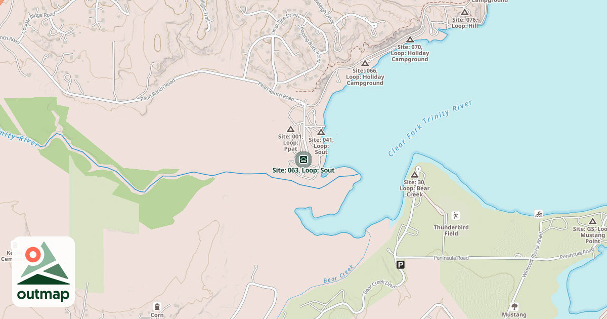 Map of Site: 063, Loop: Sout
