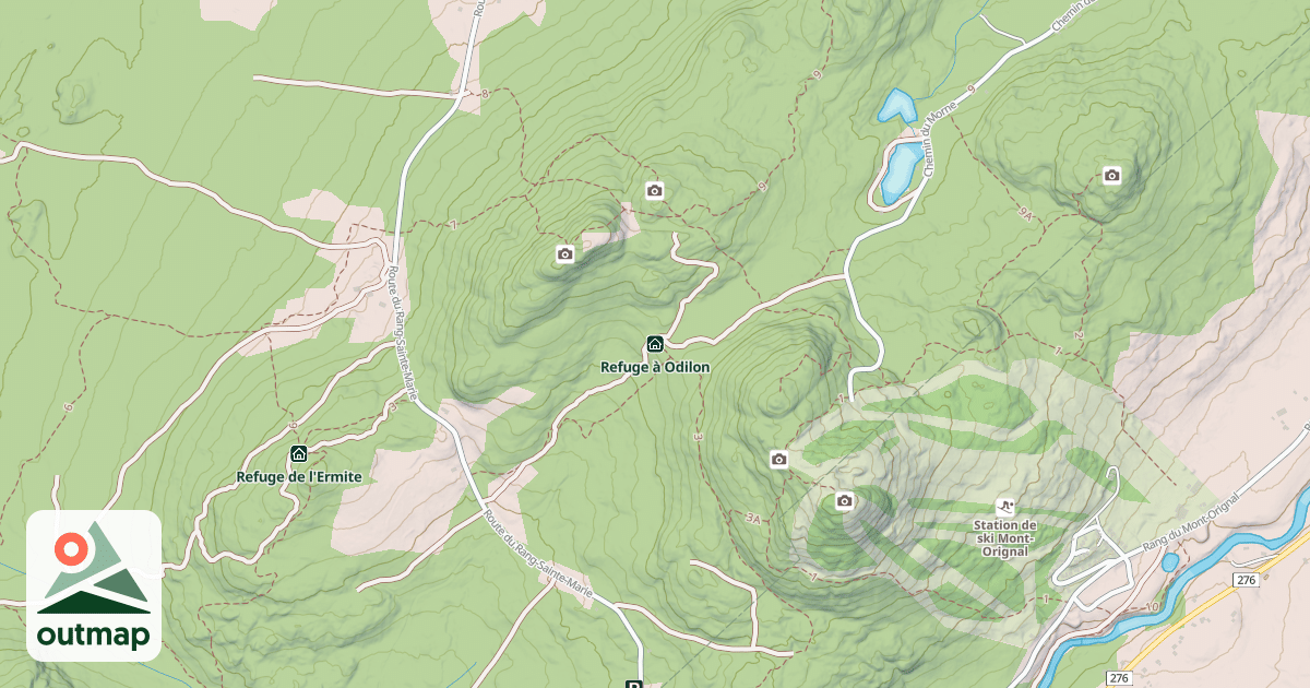 Map of Refuge à Odilon