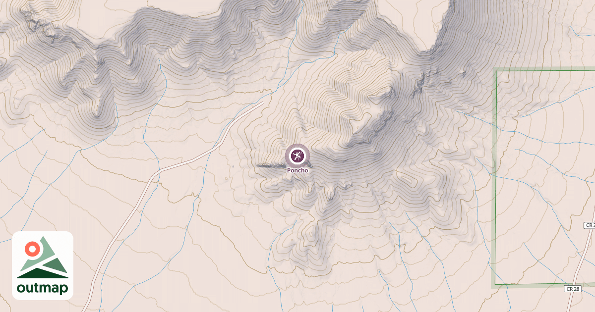 Map of Poncho