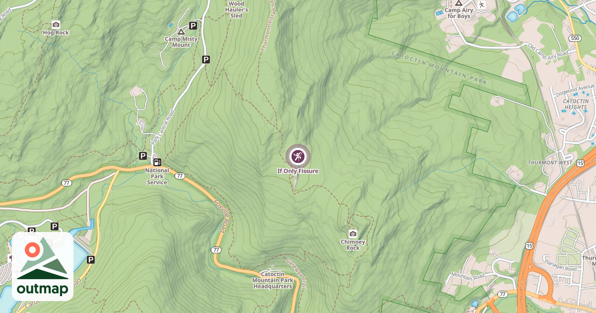 Map of If Only Fissure