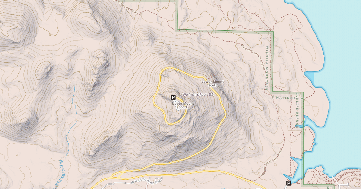 Map preview of Wolfman's Route
