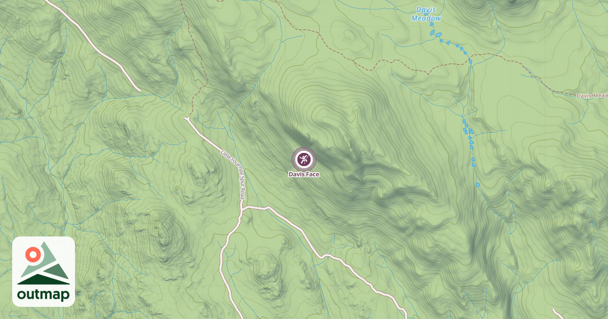 Map of Davis Face