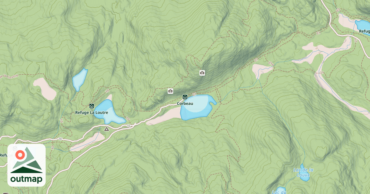 Map of Corbeau