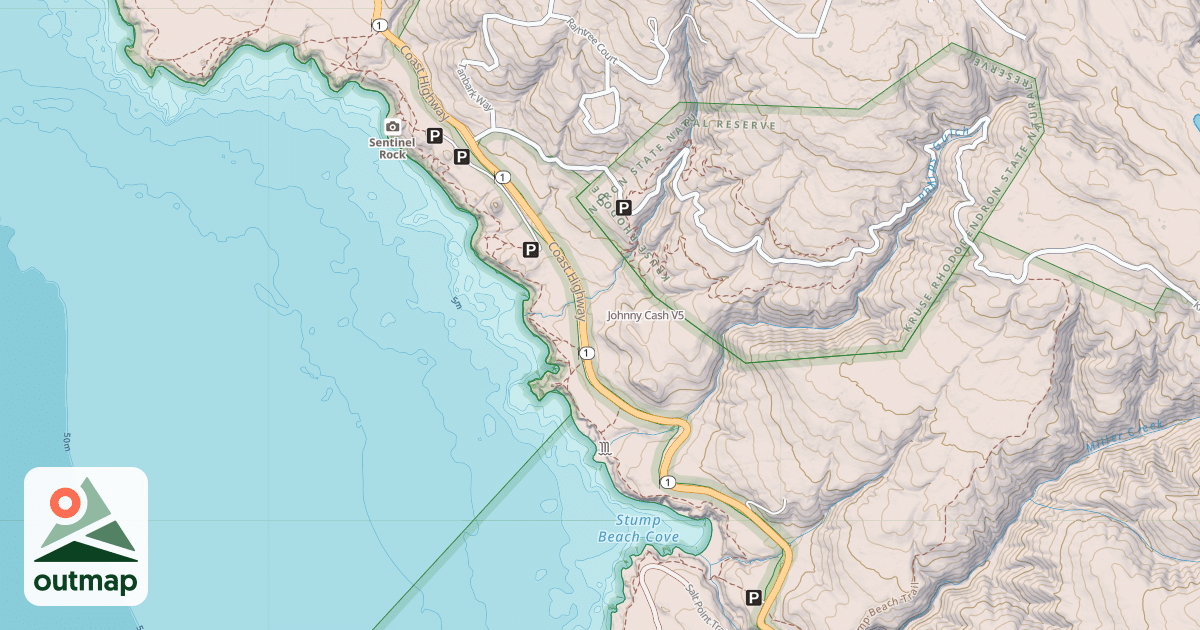 Map of Johnny Cash