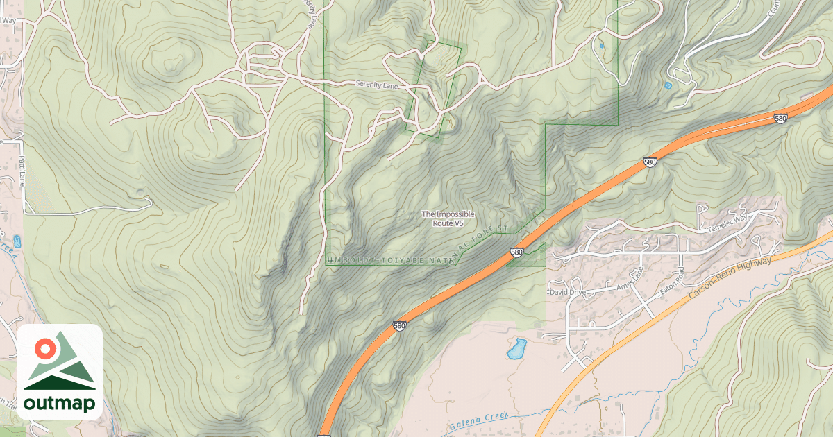 Map of The Impossible Route