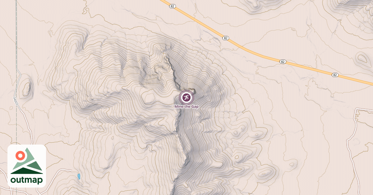 Map of Mine the Gap