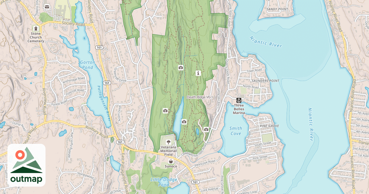 Map of Death Ridge