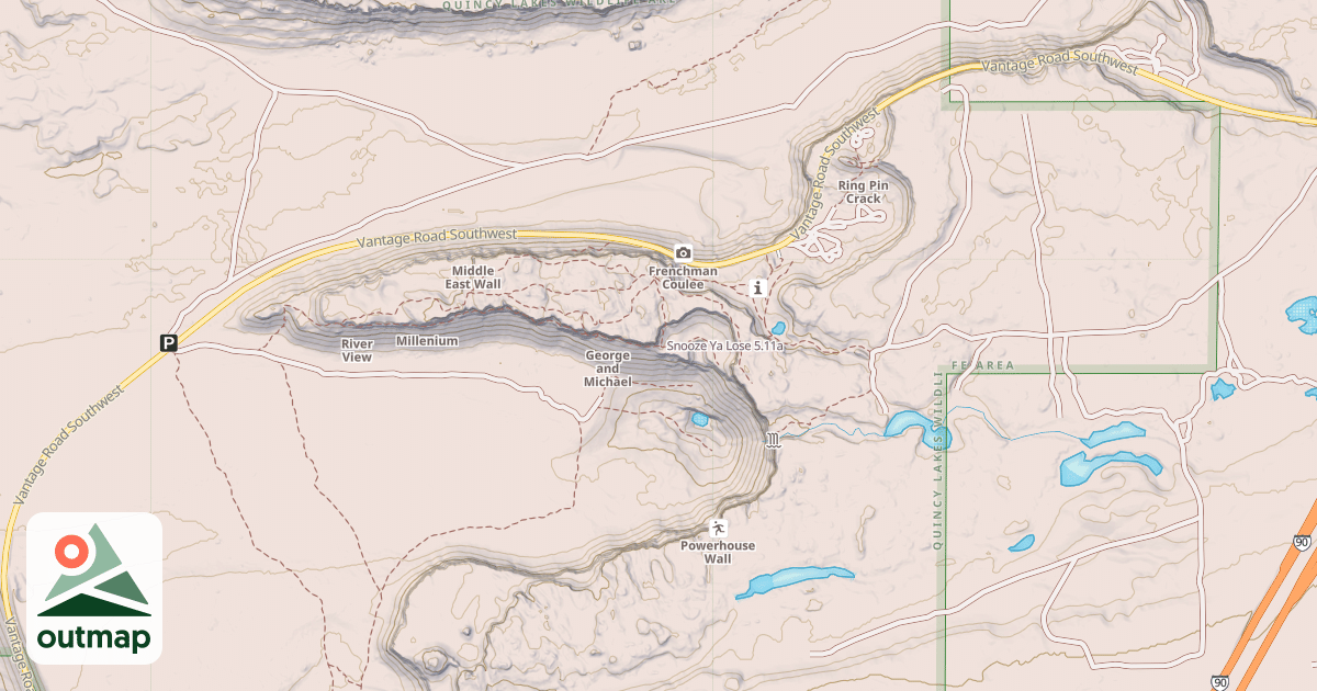 Map of Snooze Ya Lose