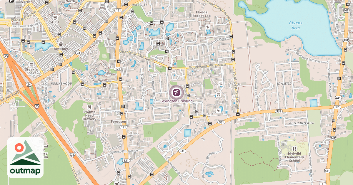 Map of Lexington Crossing