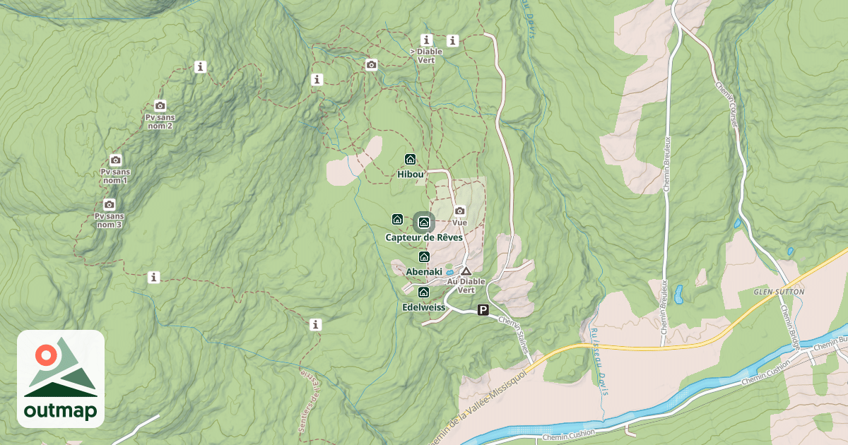 Map of Capteur de Rêves