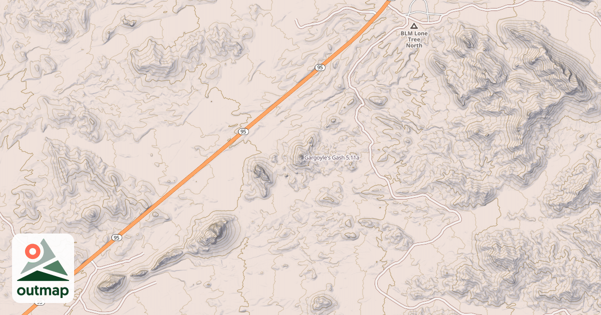 Map of Gargoyle's Gash