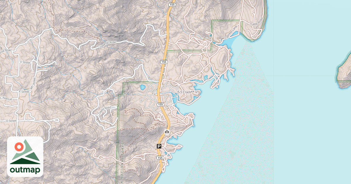 Map of 5.5 Crack**
