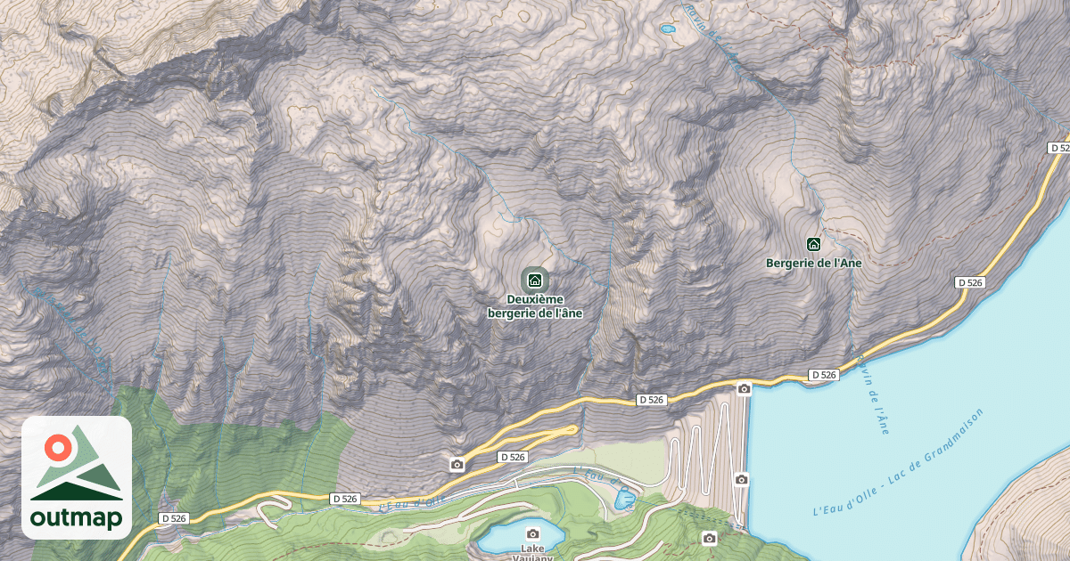 Map of Deuxième bergerie de l'âne
