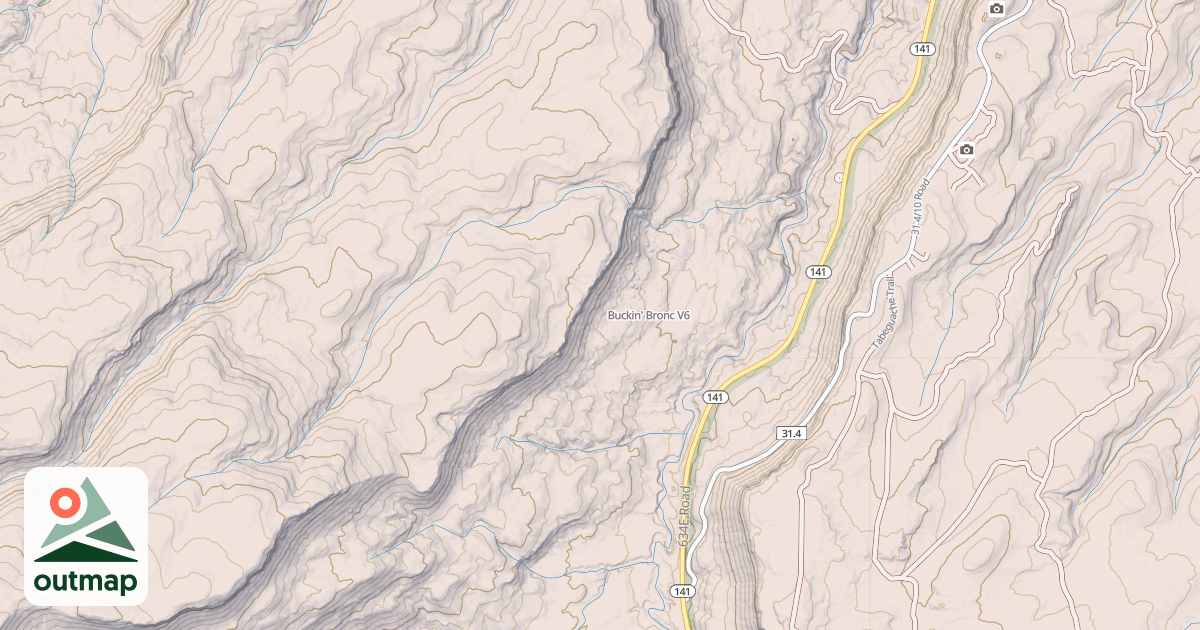 Map of Buckin' Bronc