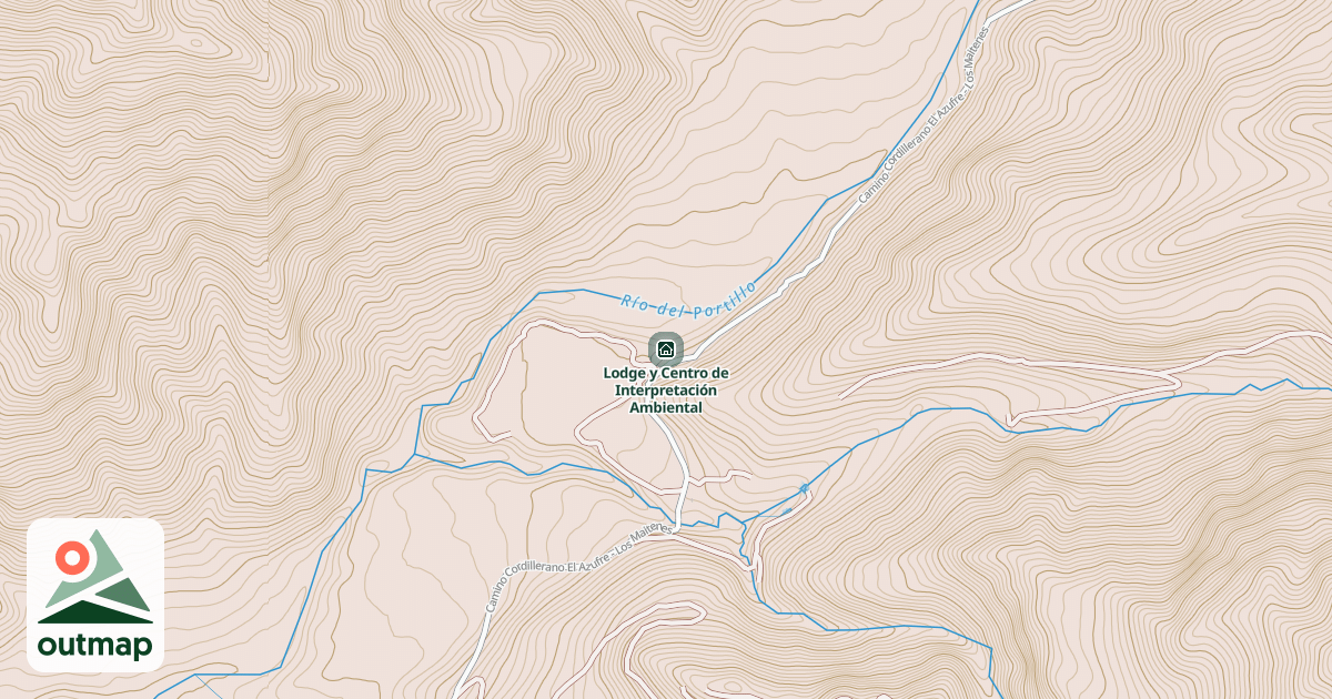 Map of Lodge y Centro de Interpretación Ambiental