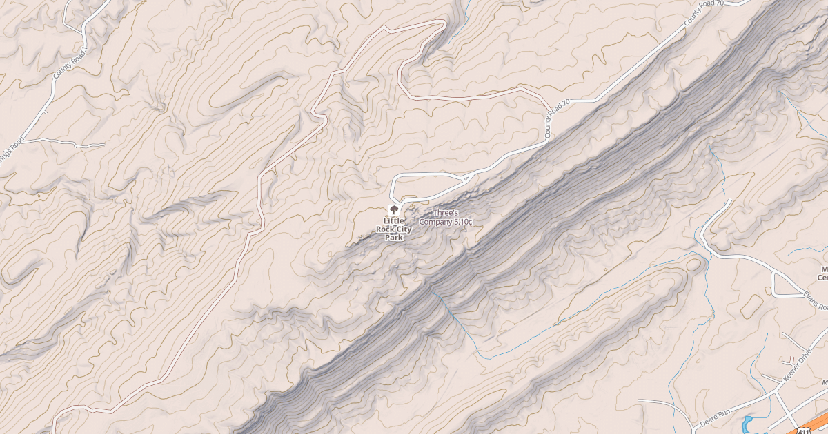 Map preview of Three's Company