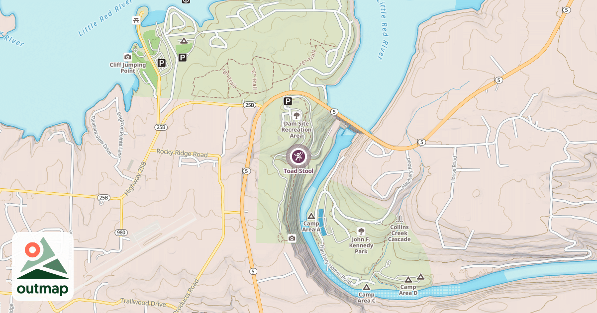 Map of Toad Stool