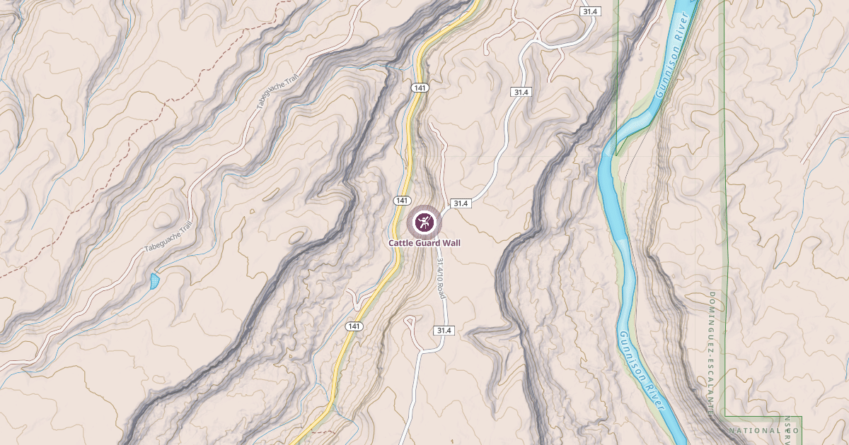 Map preview of Cattle Guard Wall