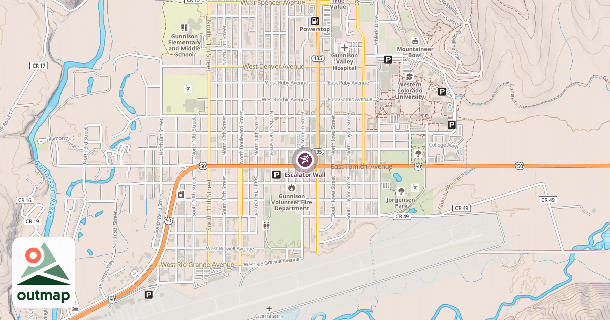 Map of Escalator Wall