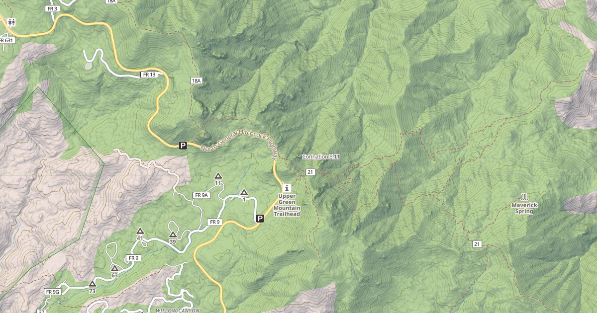 Map preview of Corination