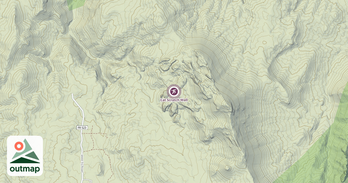 Map of Cat Scratch Wall