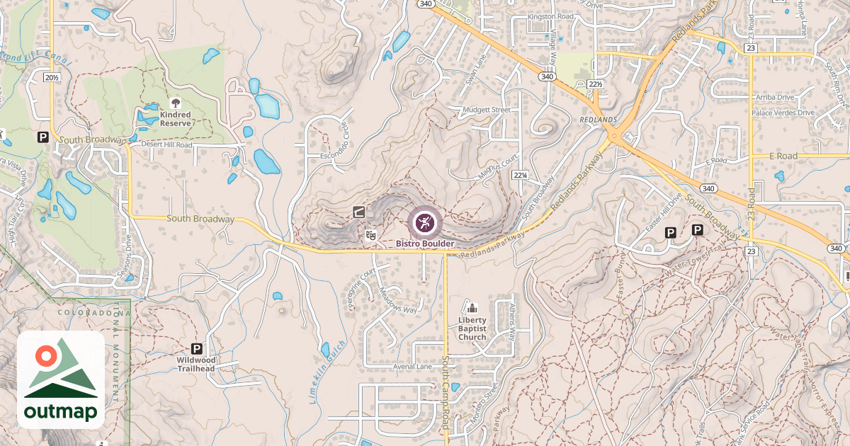 Map of Bistro Boulder